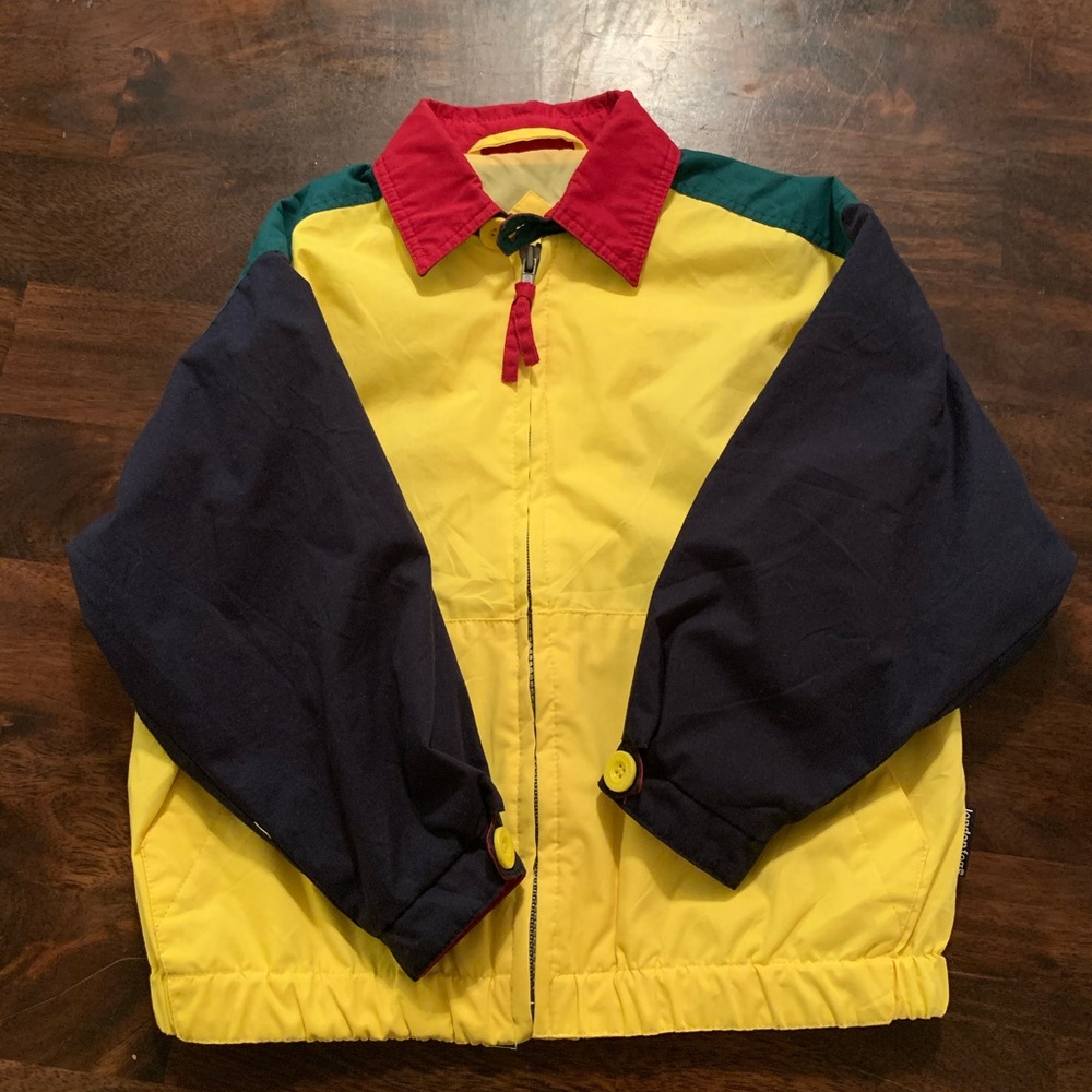 London Fog color block lightweight jacket